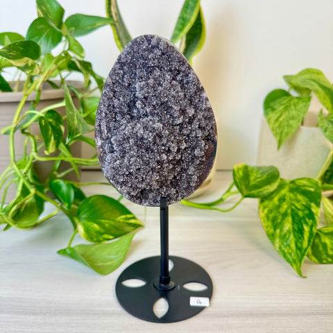 Rainbow Amethyst Egg with Custom Stand G 7 - Kenna's Crystals from TikTok