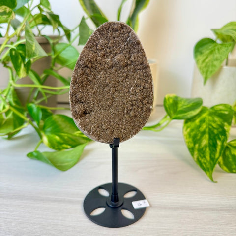 Rainbow Amethyst Egg with Custom Stand G2 33 - Kenna's Crystals from TikTok