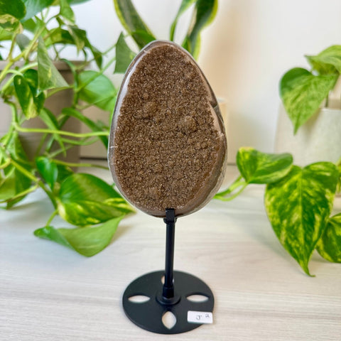 Rainbow Amethyst Egg with Custom Stand J2 36 - Kenna's Crystals from TikTok