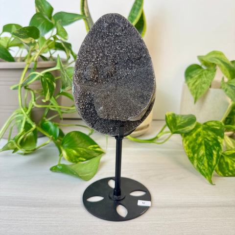 Rainbow Amethyst Egg with Custom Stand N 14 - Kenna's Crystals from TikTok