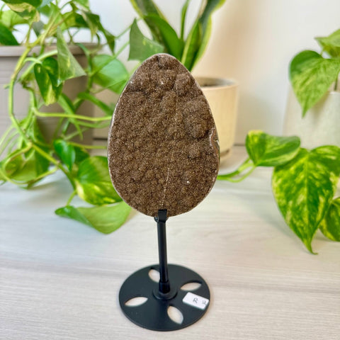 Rainbow Amethyst Egg with Custom Stand R2 44 - Kenna's Crystals from TikTok