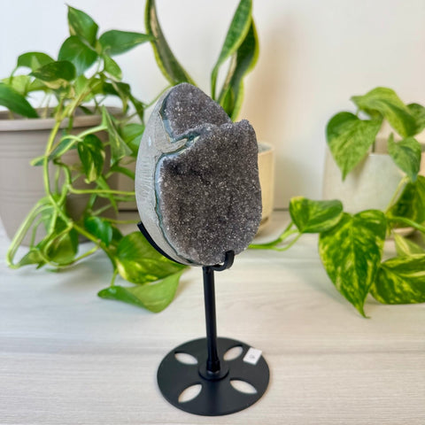 Rainbow Amethyst Egg with Custom Stand U 20 - Kenna's Crystals from TikTok