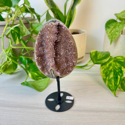 Rainbow Amethyst Egg with Custom Stand Y 25 - Kenna's Crystals from TikTok