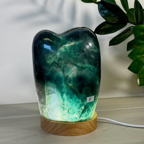 Rainbow Fluorite Free Form Lamp B 2 - Kenna's Crystals from TikTok