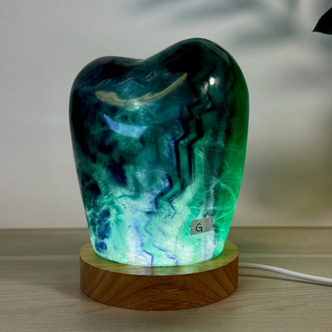 Rainbow Fluorite Free Form Lamp G 7 - Kenna's Crystals from TikTok