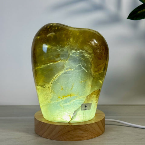 Rainbow Fluorite Free Form Lamp H 8 - Kenna's Crystals from TikTok