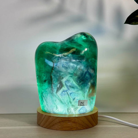 Rainbow Fluorite Free Form Lamp M 13 - Kenna's Crystals from TikTok