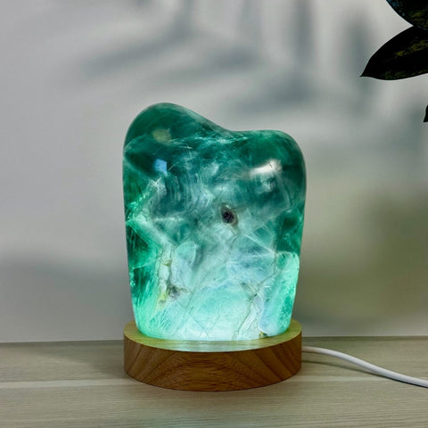 Rainbow Fluorite Free Form Lamp X 61 - Kenna's Crystals from TikTok