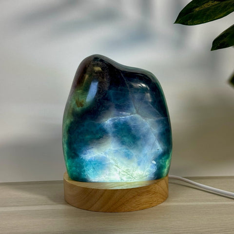 Rainbow Fluorite Free Form Lamp X 88 - Kenna's Crystals from TikTok