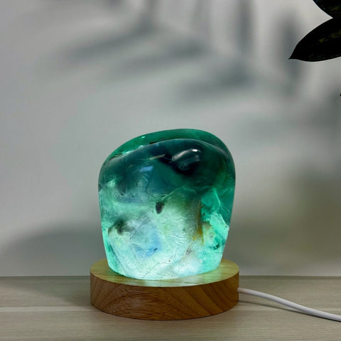 Rainbow Fluorite Free Form Lamp X 85 - Kenna's Crystals from TikTok
