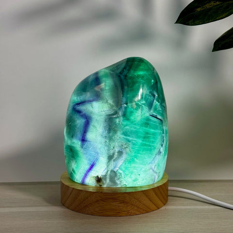Rainbow Fluorite Free Form Lamp X 79 - Kenna's Crystals from TikTok