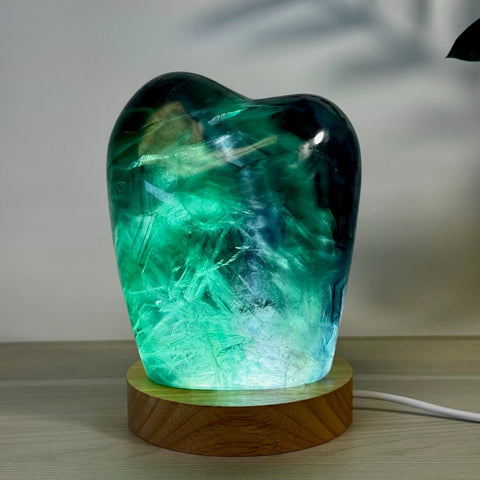 Rainbow Fluorite Free Form Lamp X 43 - Kenna's Crystals from TikTok