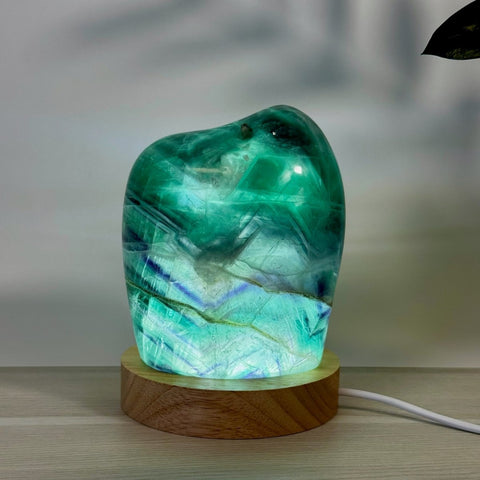 Rainbow Fluorite Free Form Lamp X 70 - Kenna's Crystals from TikTok