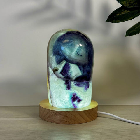 Rainbow Fluorite Free Form Lamp X 73 - Kenna's Crystals from TikTok