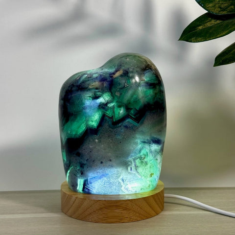 Rainbow Fluorite Free Form Lamp X 64 - Kenna's Crystals from TikTok