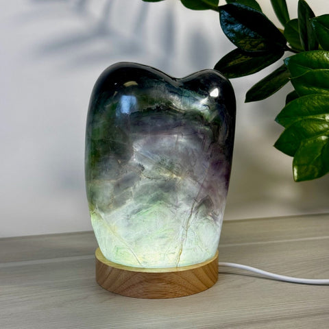 Rainbow Fluorite Free Form Lamp X 28 - Kenna's Crystals from TikTok