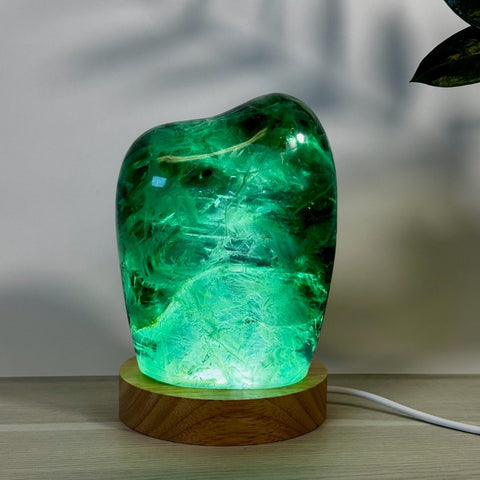 Rainbow Fluorite Free Form Lamp X 55 - Kenna's Crystals from TikTok