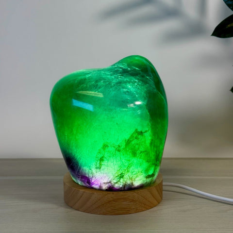 Rainbow Fluorite Free Form Lamp X 37 - Kenna's Crystals from TikTok