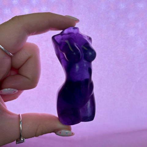 Rainbow Fluorite Goddess Body