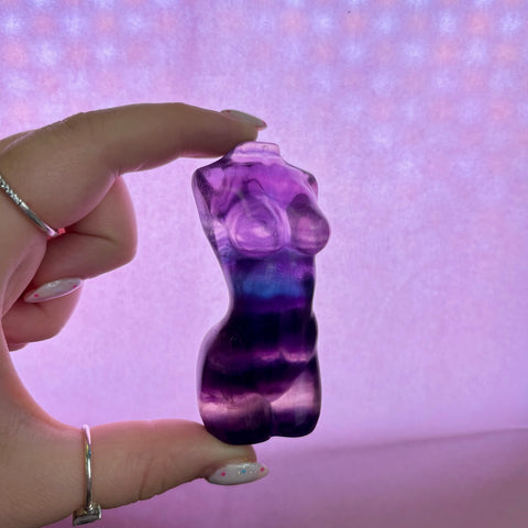 Rainbow Fluorite Goddess Body