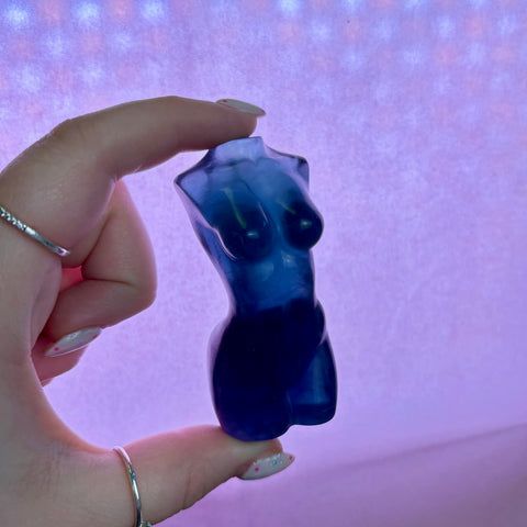 Rainbow Fluorite Goddess Body