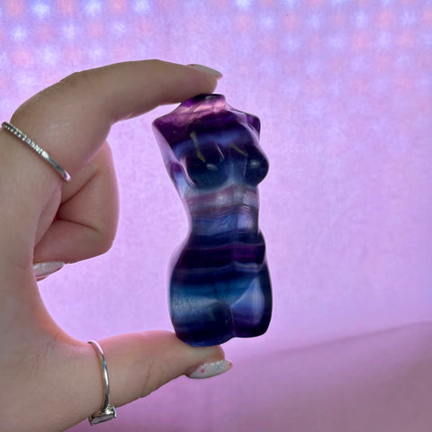 Rainbow Fluorite Goddess Body