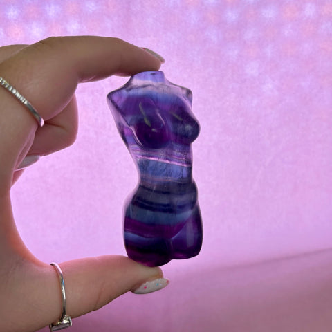 Rainbow Fluorite Goddess Body