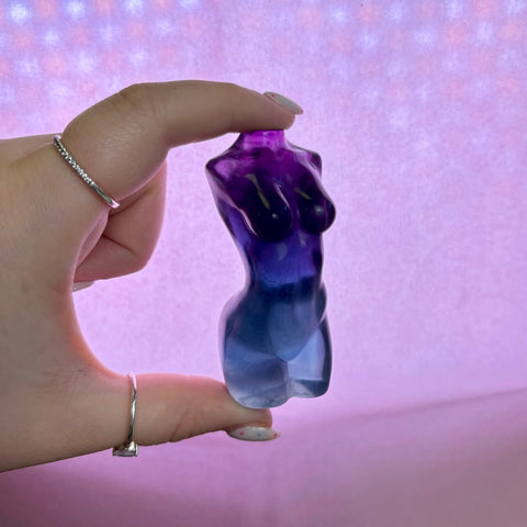 Rainbow Fluorite Goddess Body