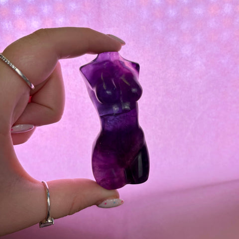 Rainbow Fluorite Goddess Body
