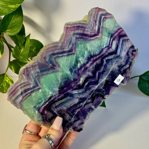 Rainbow Fluorite Slab G 7 - Kenna's Crystals from TikTok