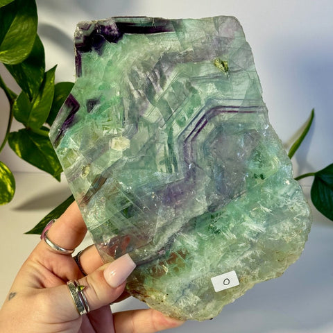 Rainbow Fluorite Slab O 15 - Kenna's Crystals from TikTok