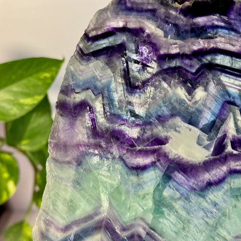 Rainbow Fluorite Slab Q 18 - Kenna's Crystals from TikTok