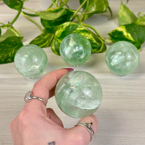 Rainbow Grape Fluorite Sphere 199 6 - Kenna's Crystals from TikTok