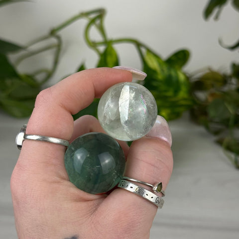Rainbow Grape Fluorite Sphere 33 2 - Kenna's Crystals from TikTok