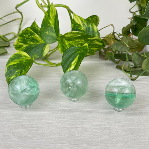 Rainbow Grape Fluorite Sphere 66 5 - Kenna's Crystals from TikTok