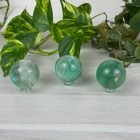 Rainbow Grape Fluorite Sphere 77 6 - Kenna's Crystals from TikTok