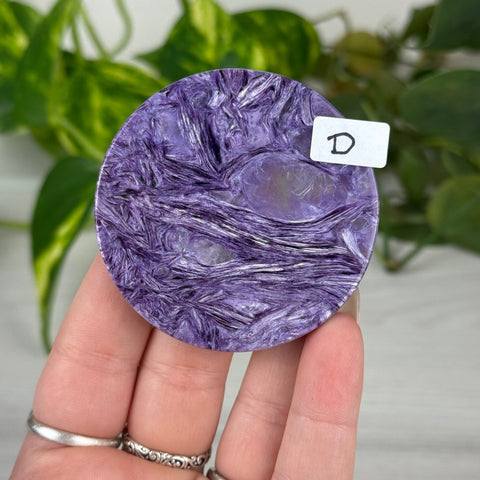 Rare Charoite Cookie D 4 - Kenna's Crystals from TikTok