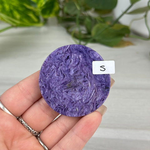 Rare Charoite Cookie S 19 - Kenna's Crystals from TikTok