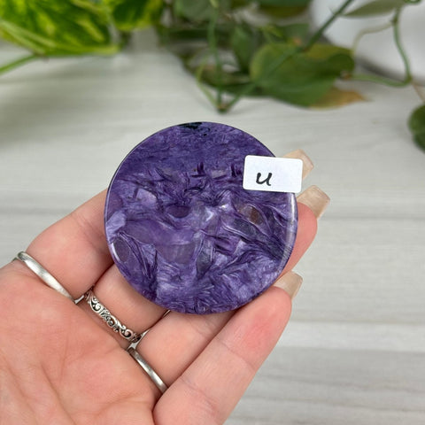 Rare Charoite Cookie U 21 - Kenna's Crystals from TikTok
