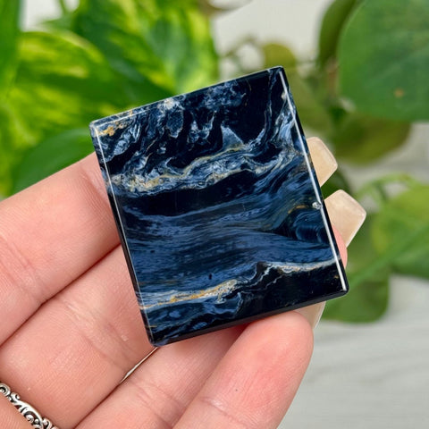 Rare Namibian Pietersite Tile - W 2 - Kenna's Crystals from TikTok