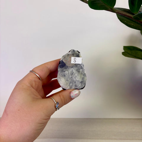 Red Apophyllite on Chalcedony