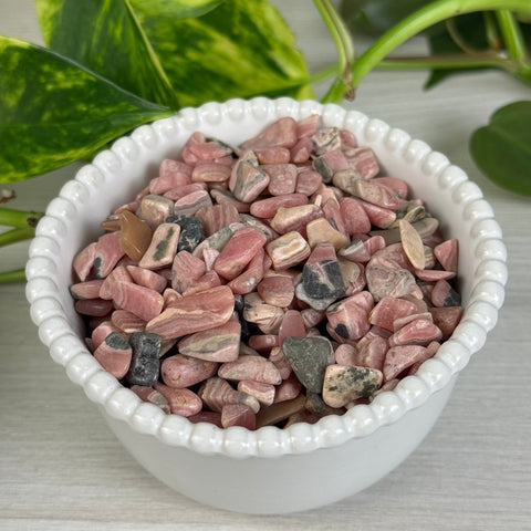 Rhodochrosite Chips (100g) 1 - Kenna's Crystals from TikTok