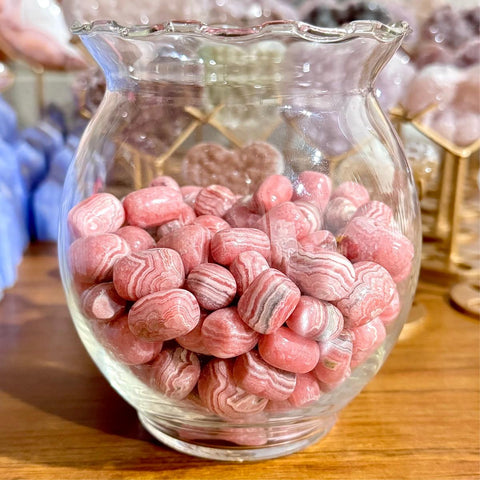 Rhodochrosite Forbidden Jelly Bean 55 3 - Kenna's Crystals from TikTok