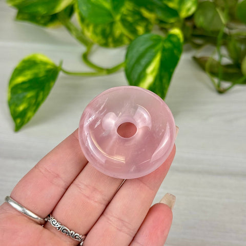 Rose Quartz Donut 55 6 - Kenna's Crystals from TikTok