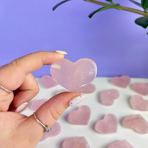 Rose Quartz Heart