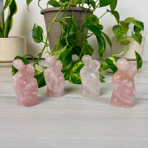 Rose Quartz Hugging Lovers 1 - Kenna's Crystals from TikTok