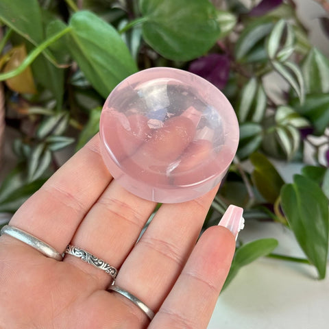 Rose Quartz Mini Dish and Sphere Stand 11 1 - Kenna's Crystals from TikTok