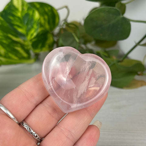 Rose Quartz Mini Heart Dish 15 1 - Kenna's Crystals from TikTok