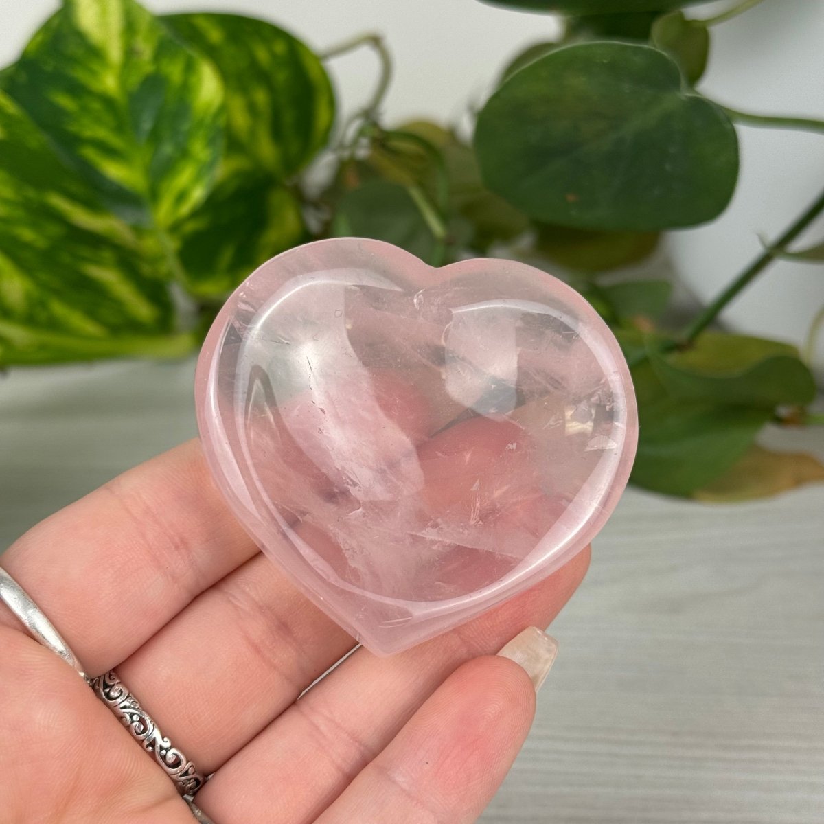 Rose Quartz Mini Heart Dish – Kenna's Crystals