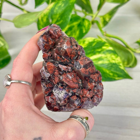 Rustic Pomegranate Amethyst 144 1 - Kenna's Crystals from TikTok